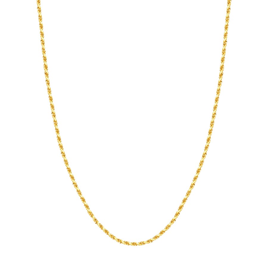 14K Yellow Gold 3 mm Rope Chain w/ Lobster Clasp - 20 in.