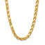 14K Yellow Gold 3mm Fancy Link Franco Necklace - 18 in.