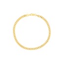 14K Yellow Gold 4.2 mm DC Curb Chain Bracelet - 8.5 in.