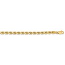 14k Yellow Gold 4.25 mm Diamond Cut Rope Chain - 26 in.