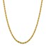 14k Yellow Gold 4.25 mm Semi-Solid Rope Chain - 28 in.