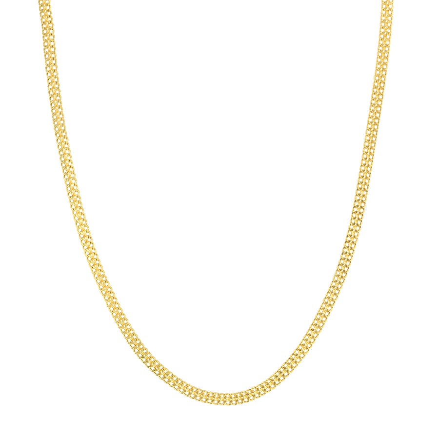 14K Yellow Gold 4.3 mm Bismark Chain w/ Lobster Clasp - 18 in.