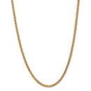 14k Yellow Gold 4.3 mm Solid Miami Cuban Chain - 22 in.