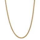 14k Yellow Gold 4.3 mm Solid Miami Cuban Chain - 26 in.