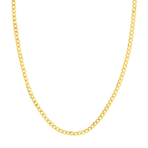 14K Yellow Gold 4.4 mm Cuban Chain w/ Lobster Clasp - 18 in.