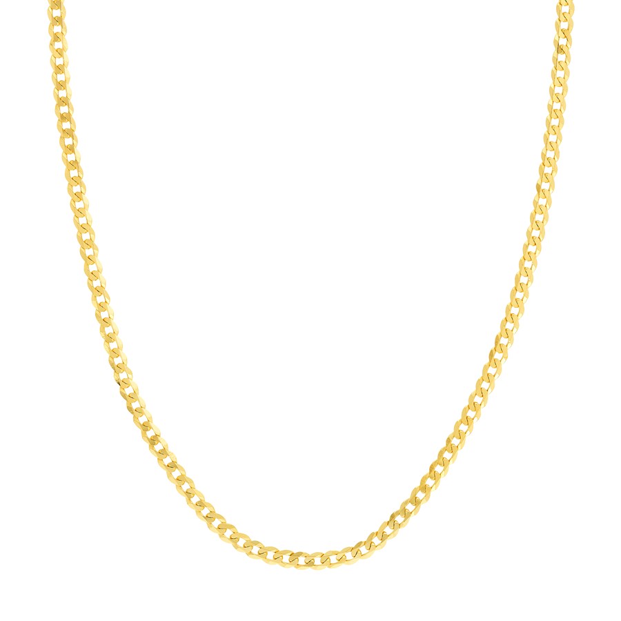14K Yellow Gold 4.4 mm Cuban Chain w/ Lobster Clasp - 20 in.