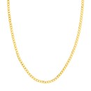 14K Yellow Gold 4.4 mm Cuban Chain w/ Lobster Clasp - 22 in.