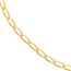 14K Yellow Gold 4.45 mm Diamond Cut Long Curb Chain - 24in.