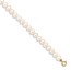14k Yellow Gold 4-5 mm White Cultured Pearl Bracelet - 5 in.