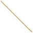 14K Yellow Gold 4.5mm Fancy Link Bracelet - 4.4 in.