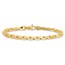 14K Yellow Gold 4.5mm Fancy Link Bracelet - 4.4 in.