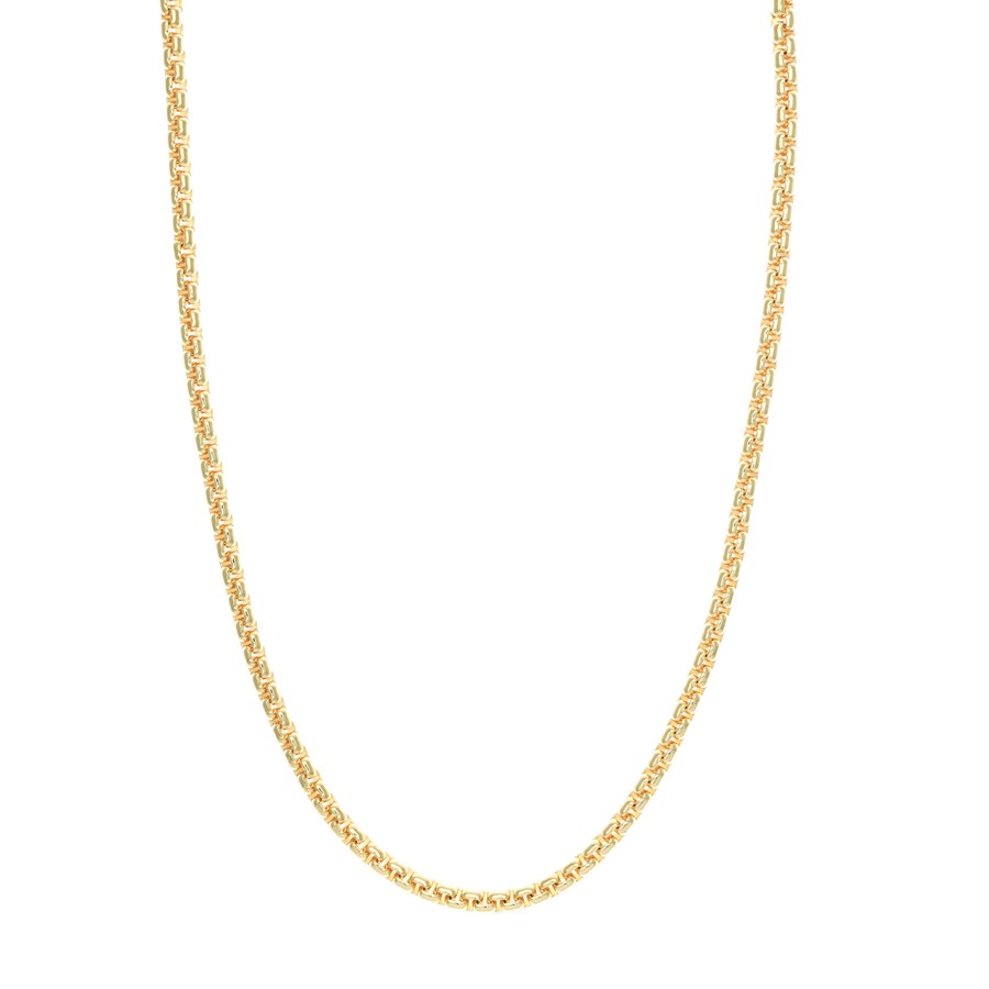 14K Yellow Gold 4.95 mm Box Chain w/ Lobster Clasp - 24 in.