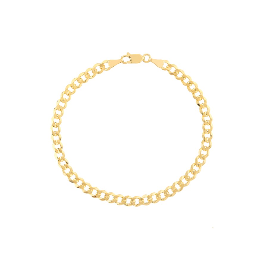 14K Yellow Gold 4.95 mm Cuban Chain w/ Lobster Clasp - 8.5 in.