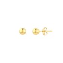 14K Yellow Gold 4 mm Ball Stud Earrings