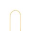14K Yellow Gold 4 mm Ball Threader Earrings