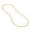 14K Yellow Gold 4 mm Bead Chain w/ Lobster Clasp - 24 in.