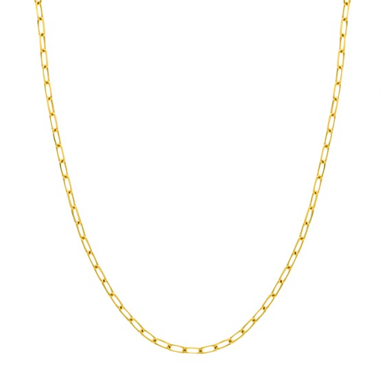 14K Yellow Gold 4 mm Forzentina Chain w/ Lobster Clasp - 24 in.