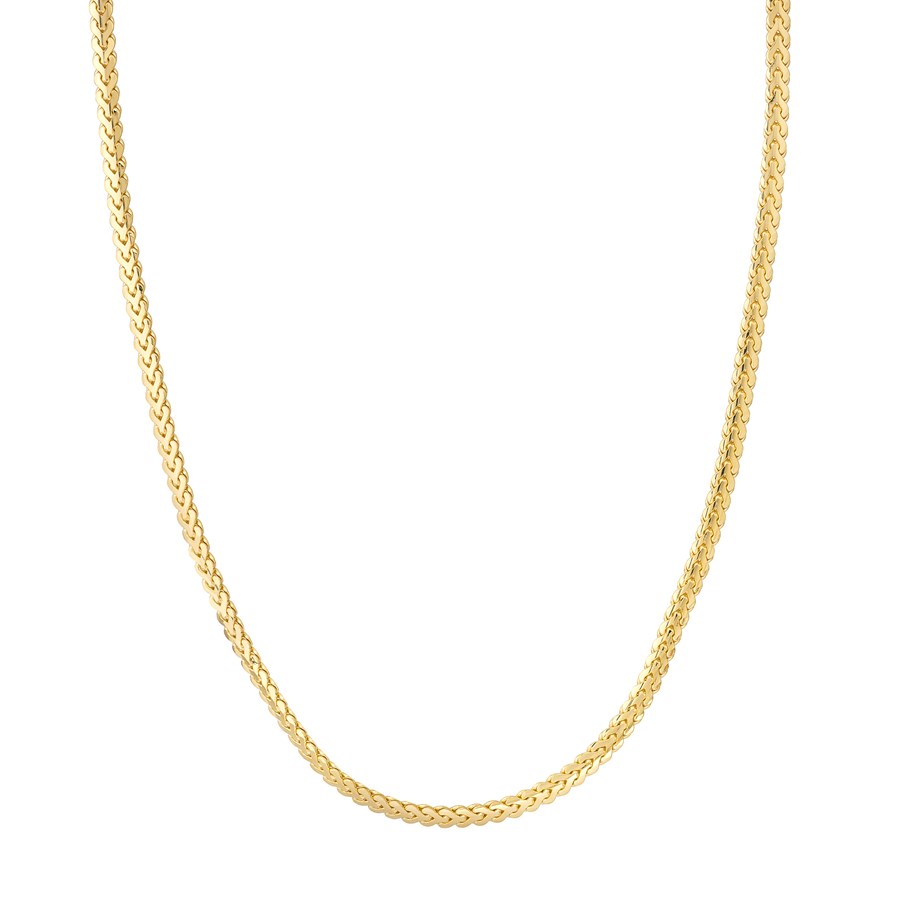 14K Yellow Gold 4 mm Franco Chain w/ Lobster Clasp - 22 in.