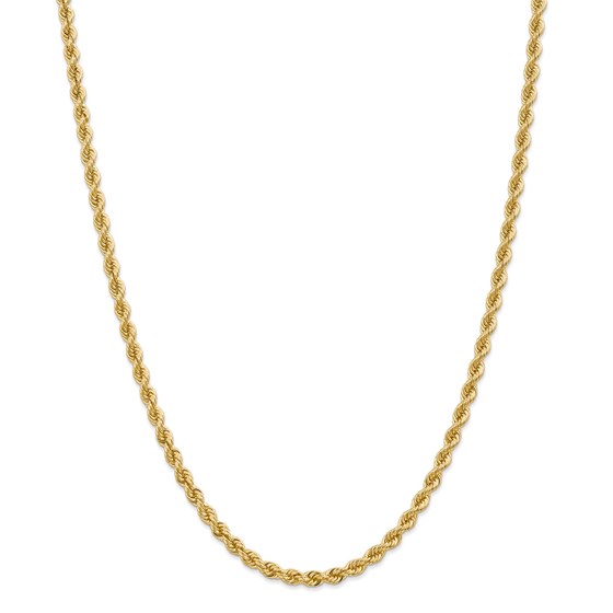 14k Yellow Gold 4 mm Regular Rope Chain - 28 in. 14k Yellow Gold 4 mm Regular Rope Chain - 28 in.