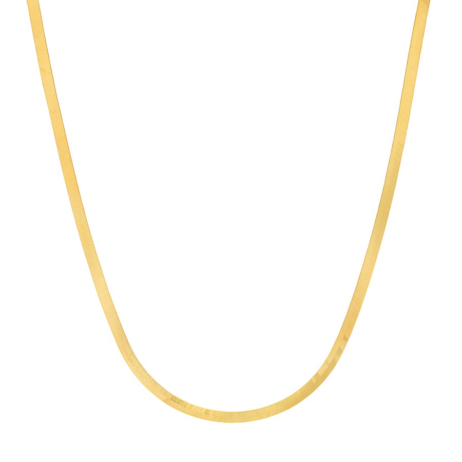 14K Yellow Gold 5.1 mm Herringbone Chain - 18 in.