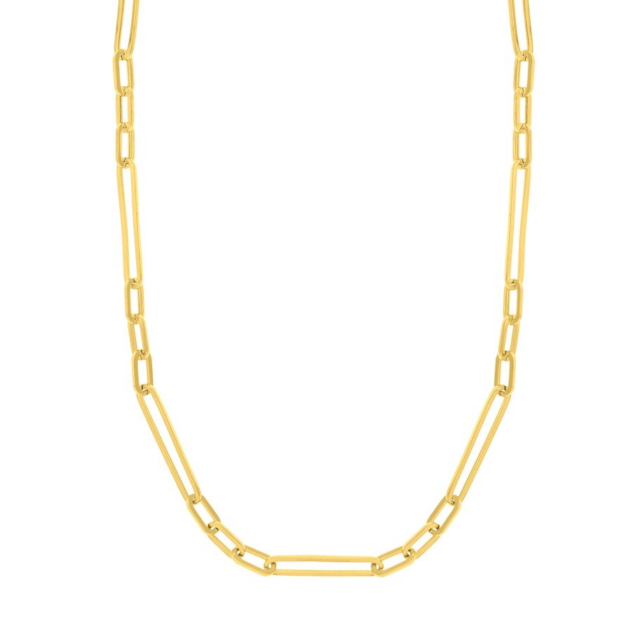 14K Yellow Gold 5.1 mm Link Chain w/ Lobster Clasp - 20 in.