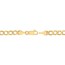 14K Yellow Gold 5.2 mm Diamond Cut Curb Chain -20 in.