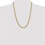 14K Yellow Gold 5.25mm Semi-Solid Miami Cuban Chain - 24 in.