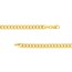 14K Yellow Gold 5.35 mm Curb Chain w/ Lobster Clasp - 22 in.