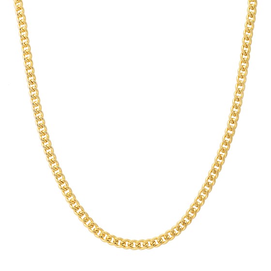 14K Yellow Gold 5.35 mm Curb Chain w/ Lobster Clasp - 24 in. 14K Yellow Gold 5.35 mm Curb Chain w/ Lobster Clasp - 24 in.