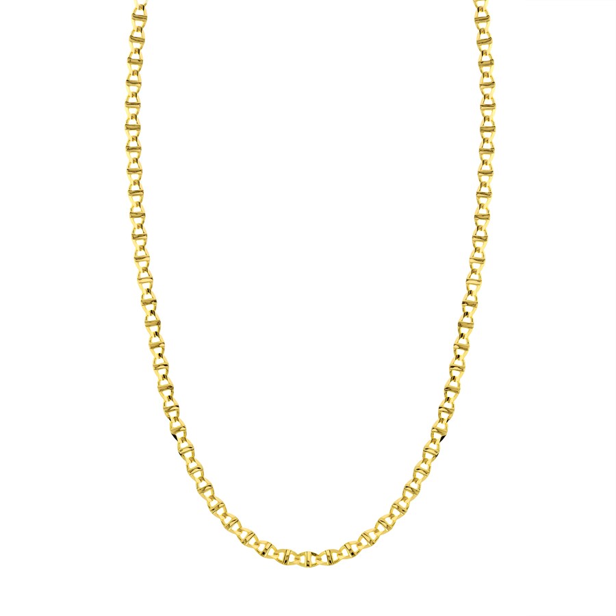 14K Yellow Gold 5.4 mm Mariner Chain w/ Lobster Clasp - 20 in.