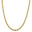 14k Yellow Gold 5.4 mm Semi-Solid Rope Chain - 26 in.