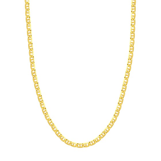 14K Yellow Gold 5.6 mm Mariner Chain w/ Lobster Clasp - 22 in.