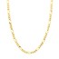 14K Yellow Gold 5.8 mm Figaro Chain w/ Lobster Clasp - 22 in.
