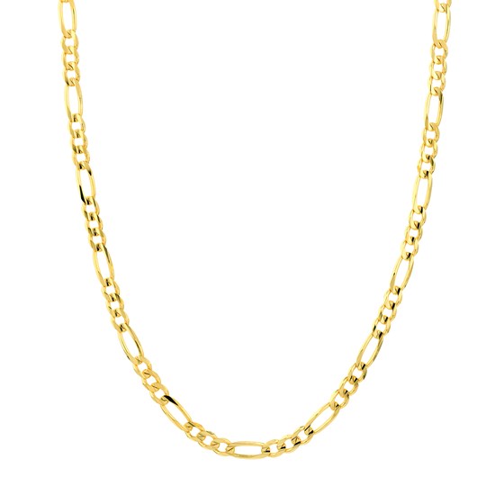 14K Yellow Gold 5.8 mm Figaro Chain w/ Lobster Clasp - 24 in.
