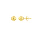14K Yellow Gold 5 mm Ball Stud Earrings