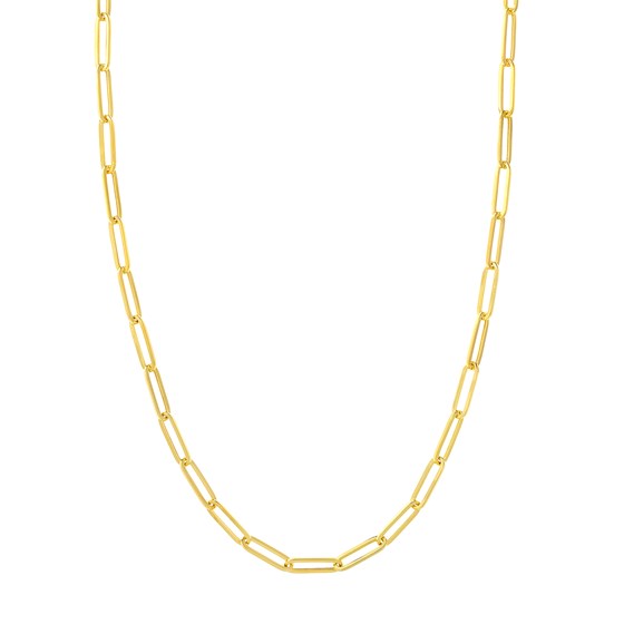 14K Yellow Gold 5 mm Forzentina Chain w/ Lobster Clasp - 18 in. 14K Yellow Gold 5 mm Forzentina Chain w/ Lobster Clasp - 18 in.