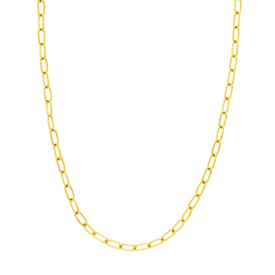 14K Yellow Gold 5 mm Forzentina Chain w/ Lobster Clasp - 20 in. 14K Yellow Gold 5 mm Forzentina Chain w/ Lobster Clasp - 20 in.