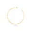 14K Yellow Gold 50 mm X 1.2 mm Hoops Post Earrings