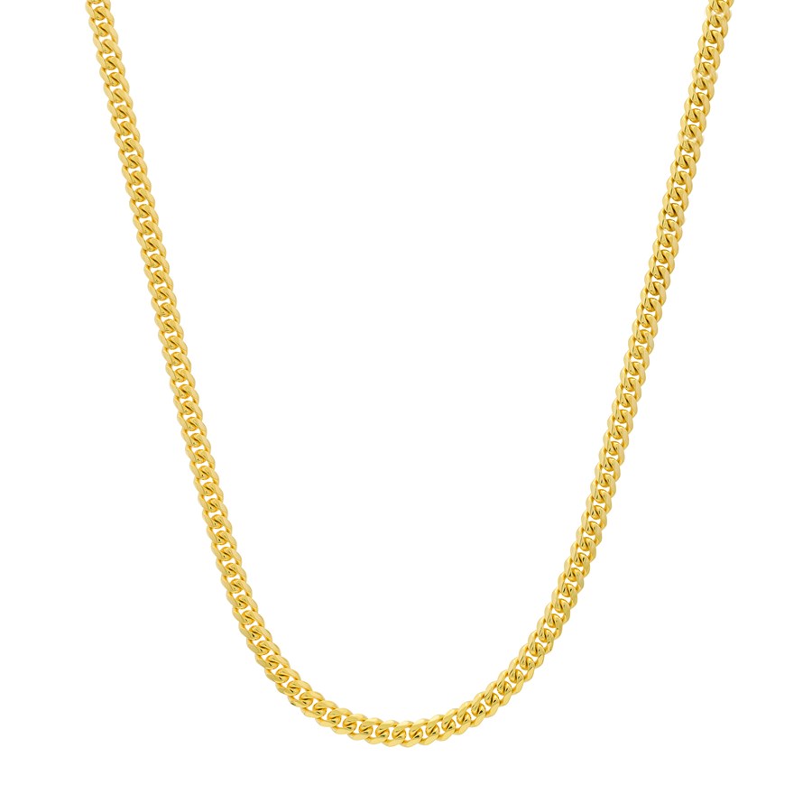 14K Yellow Gold 6.4 mm Curb Chain w/ Lobster Clasp - 26 in.