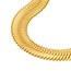 14K Yellow Gold 6.4 mm Diamond Cut Snake Chain - 16in.