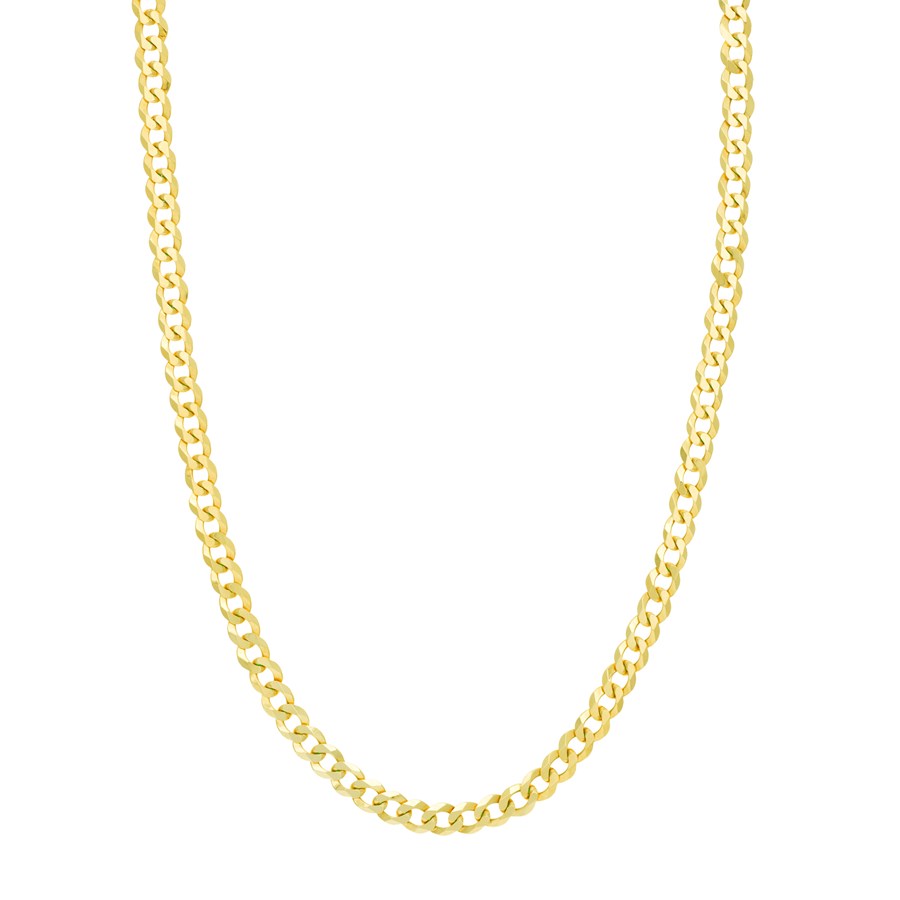 14K Yellow Gold 6.7 mm Cuban Chain w/ Lobster Clasp - 20 in.