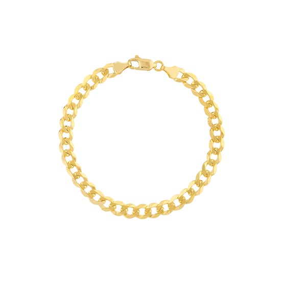 14K Yellow Gold 6.7 mm Cuban Chain w/ Lobster Clasp - 8.5 in.
