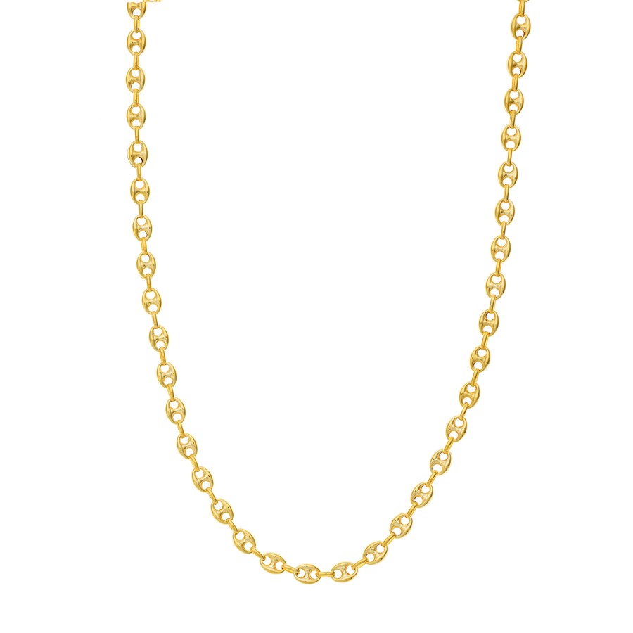 14K Yellow Gold 6.7 mm Gucci Chain w/ Lobster Clasp - 24 in.