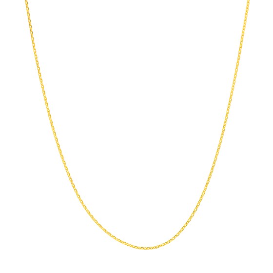 14K Yellow Gold .65mm D/C Cable Chain - 16 in. 14K Yellow Gold .65mm D/C Cable Chain - 16 in.