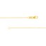14K Yellow Gold .66mm Box Chain with Lobster Clasp - 16 in.