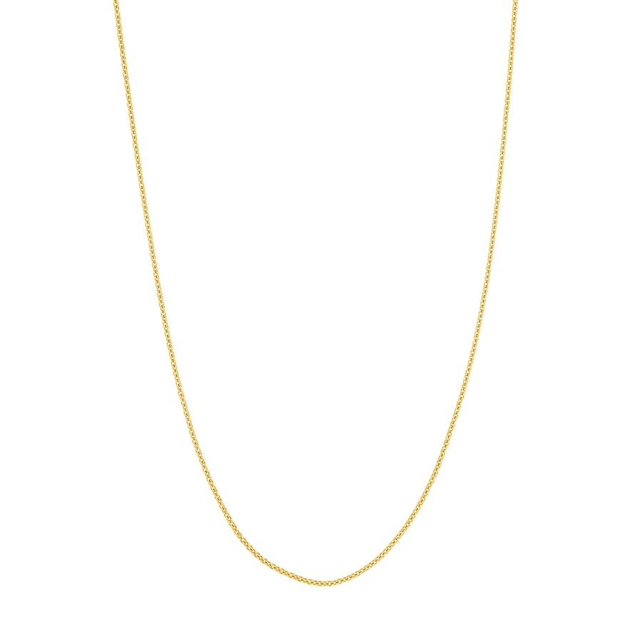 14K Yellow Gold .66mm Box Chain with Lobster Clasp - 18 in.