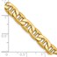 14K Yellow Gold 7.0mm Semi-Solid Anchor Chain - 20 in.