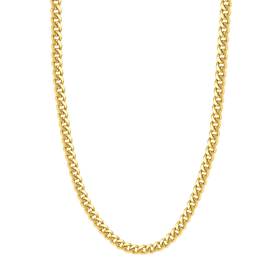 14K Yellow Gold 7.3 mm Cuban Chain w/ Lobster Clasp - 24 in.