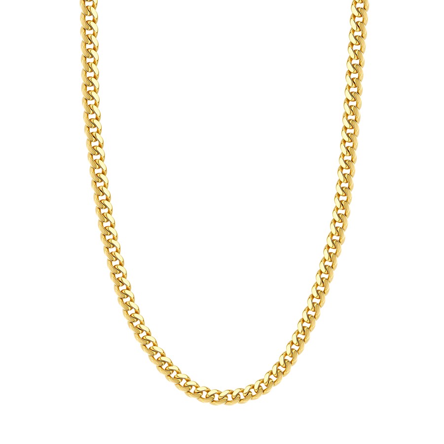 14K Yellow Gold 7.3 mm Cuban Chain w/ Lobster Clasp - 24 in.