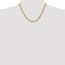 14K Yellow Gold 7.5mm Semi-Solid Curb Chain - 18 in.